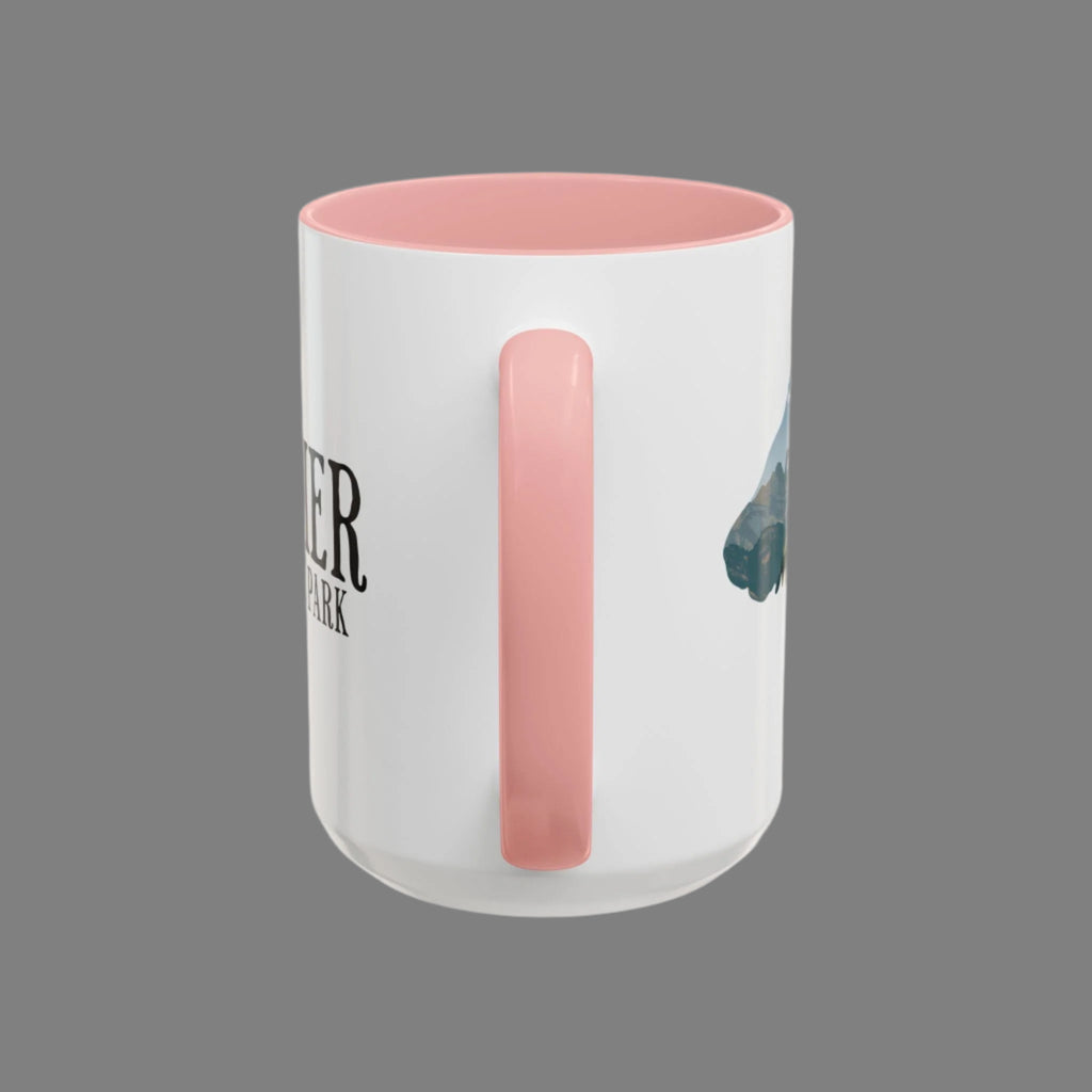 Glacier National Park Big Horned Sheep Colored Mug