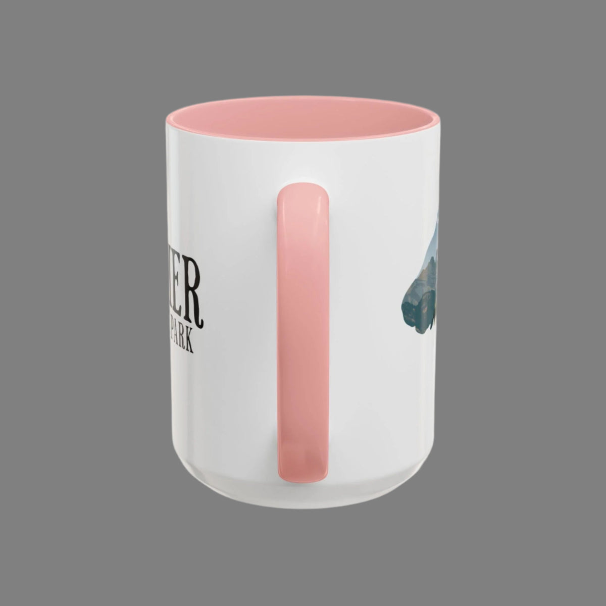 Glacier National Park Big Horned Sheep Colored Mug