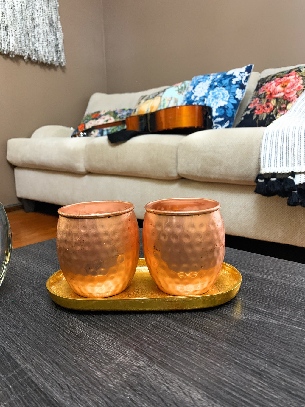 Hammered Moscow Mule Mugs (Set of 2)