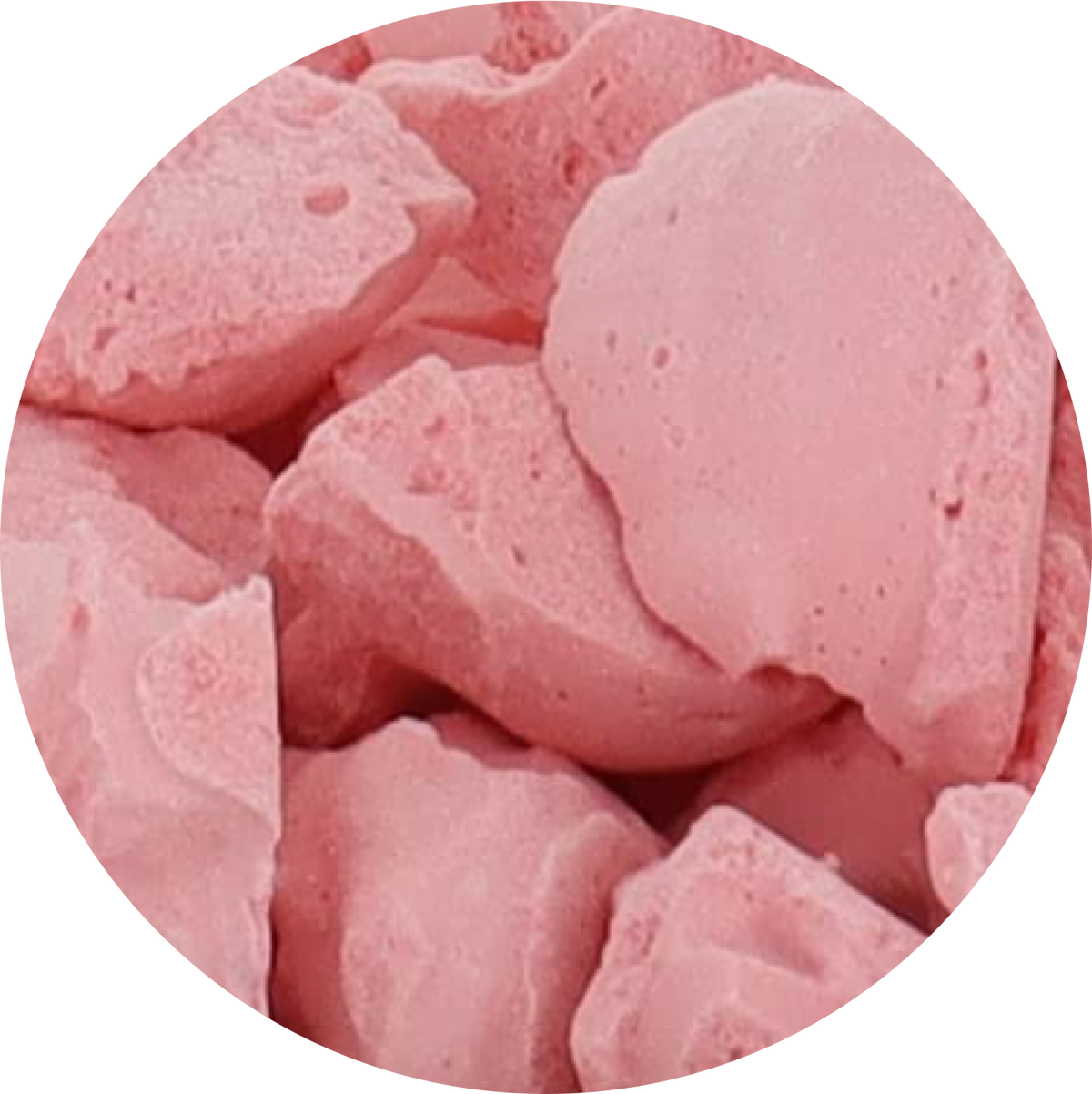Freeze Dried Ice Cream That Does Not Melt (Bits) Cotton Candy Pink