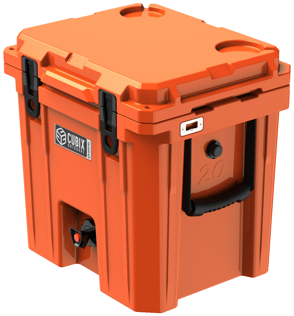 5 Gallon, 2-in-1 Beverage Dispenser/Cooler - QuadraX Hard Cooler