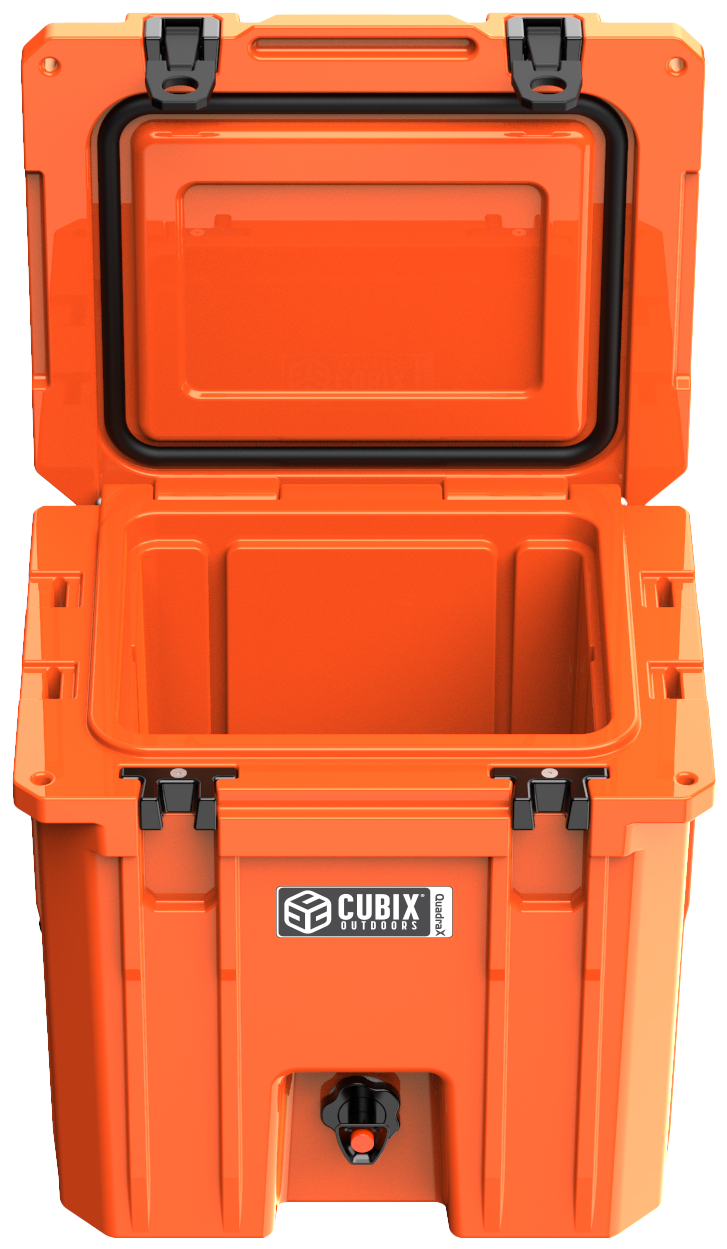 5 Gallon, 2-in-1 Beverage Dispenser/Cooler - QuadraX Hard Cooler