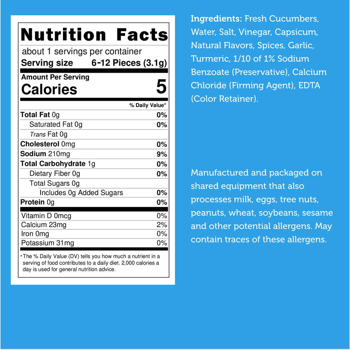 Freeze Dried Pickle Chips (Firecracker - Mild Hot) from Jersey Pickles