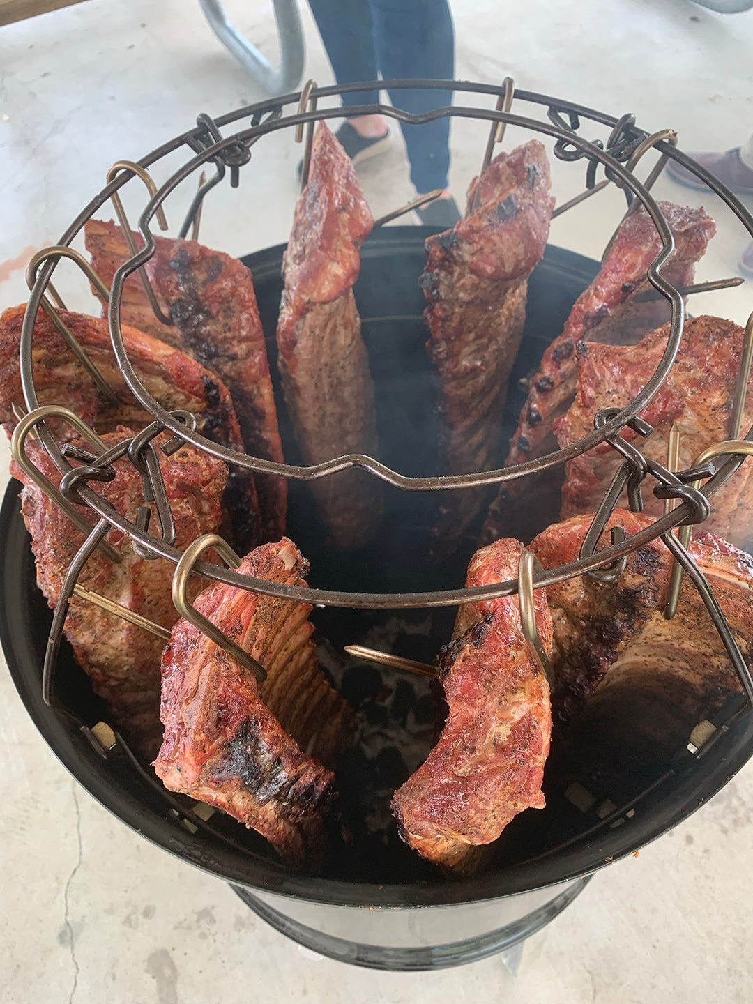 18" Weber Smokey Mountain Hanging System
