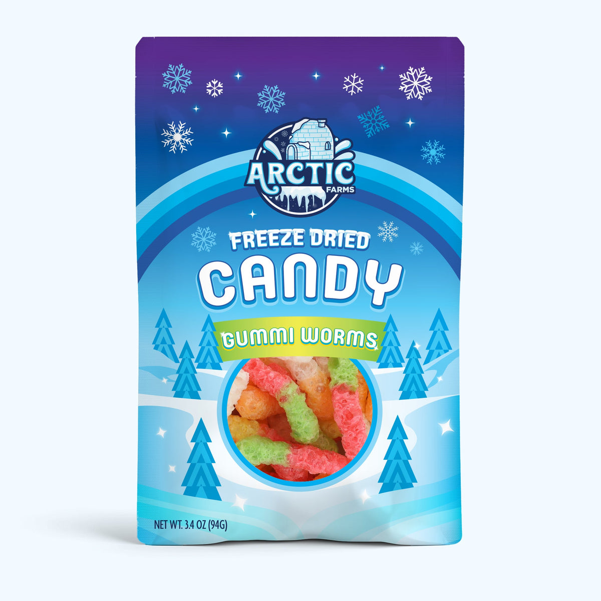 Freeze Dried Gummy Worms