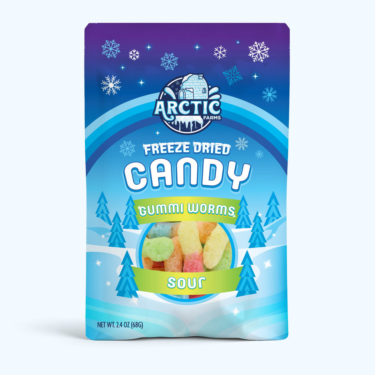 Freeze Dried Gummy Worms