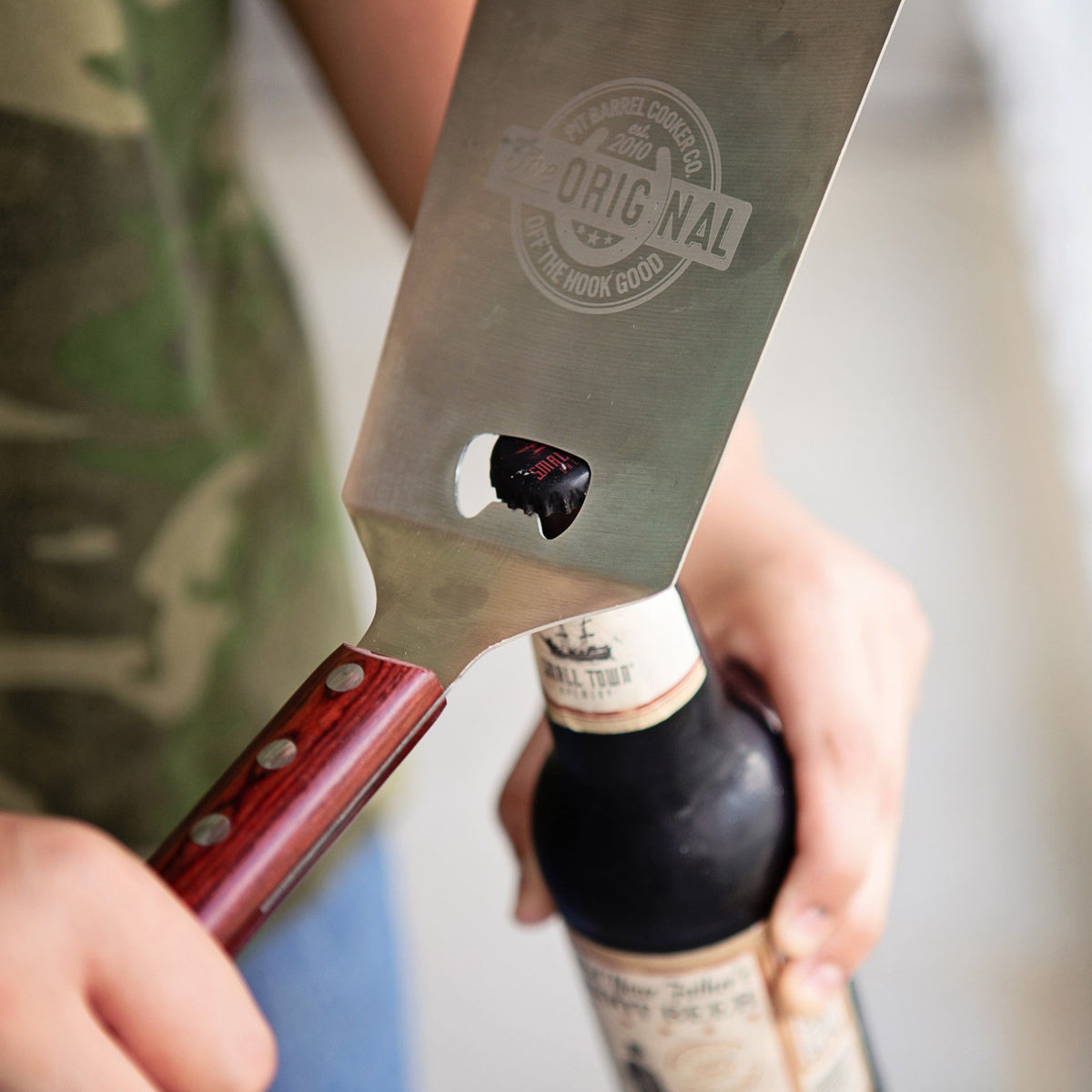 Heavy Duty Stainless Steel Spatula with Bottle Opener