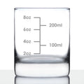 Cocktail Measuring Cup Whiskey Rocks Glass
