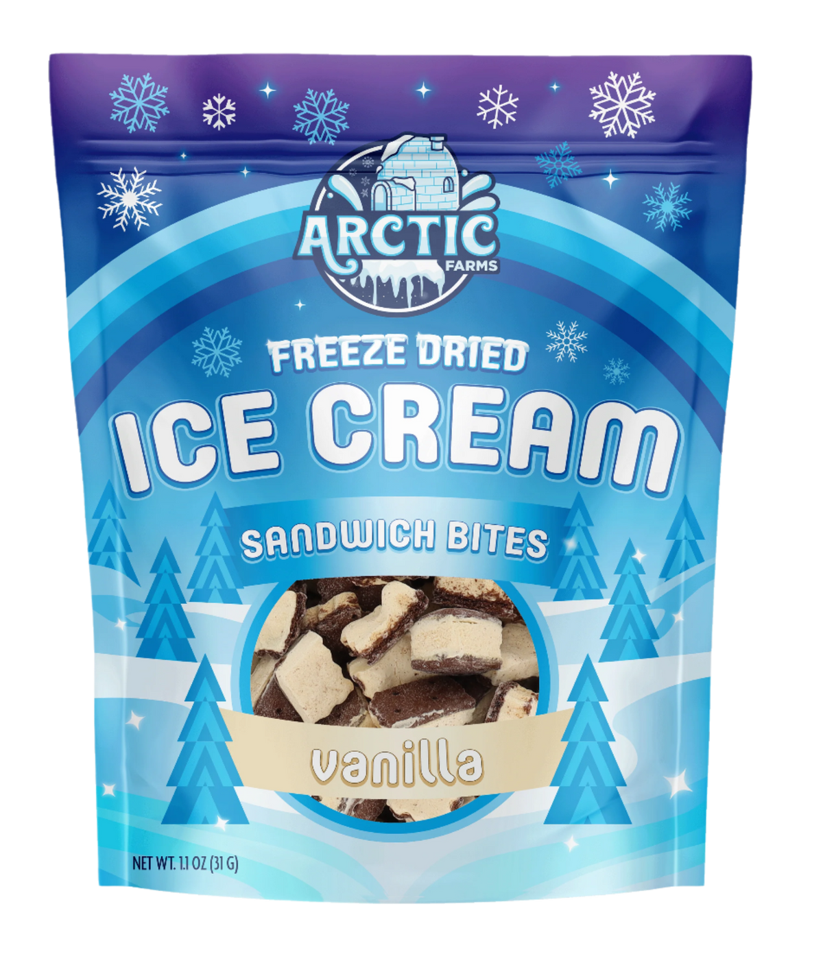 Freeze Dried Ice Cream Sandwich Bites