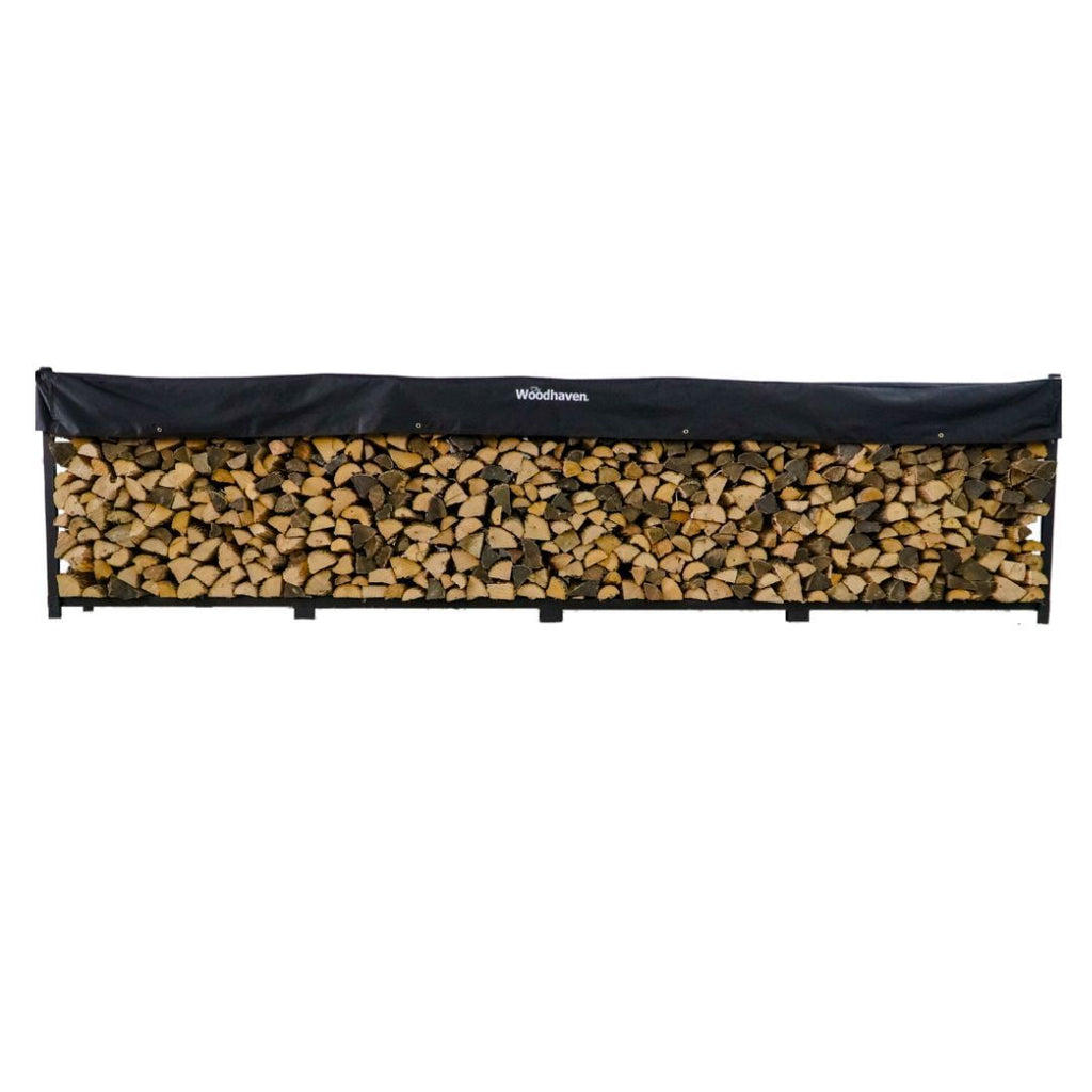 The Woodhaven 16ft Firewood Rack