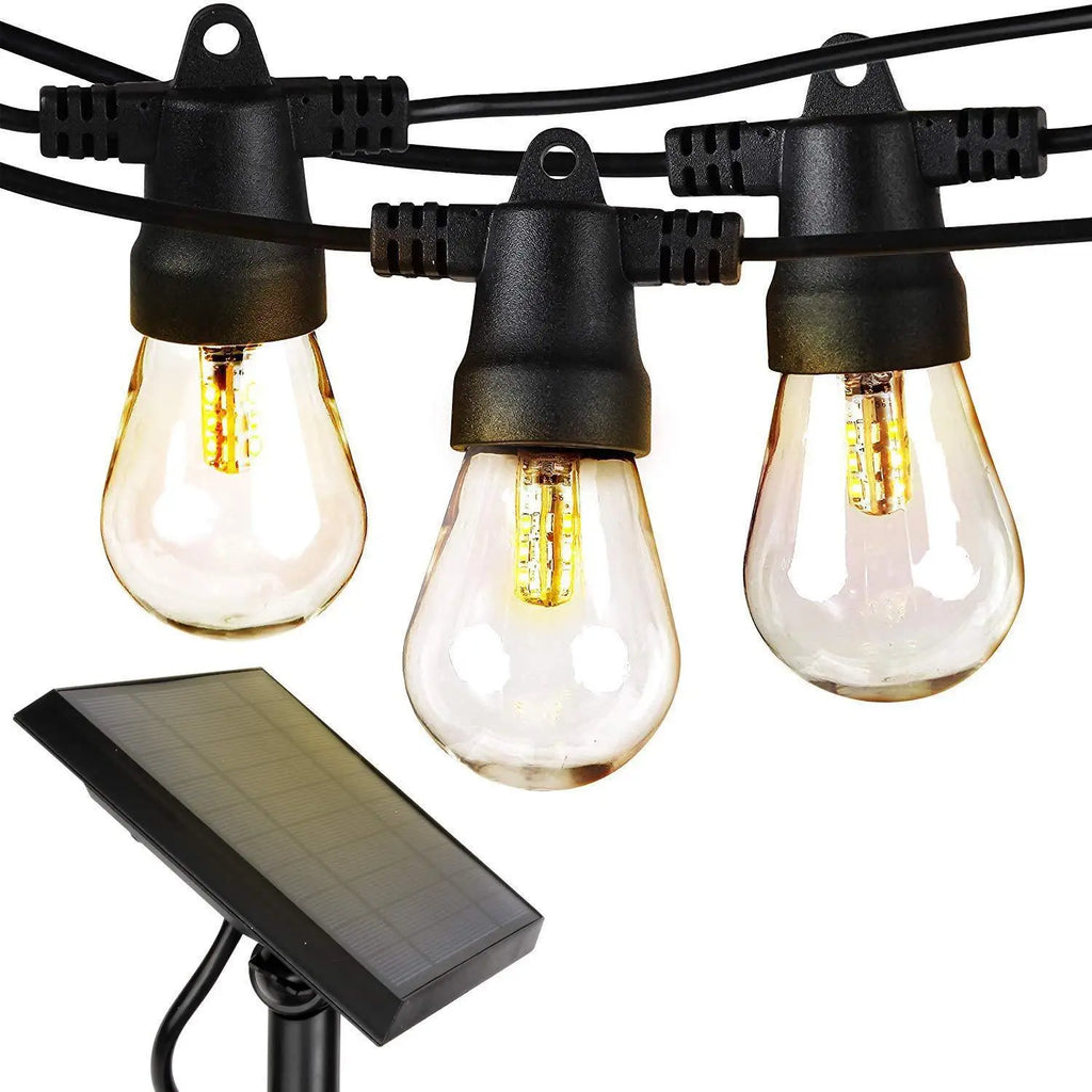 Backyard String Lights with Solar LED