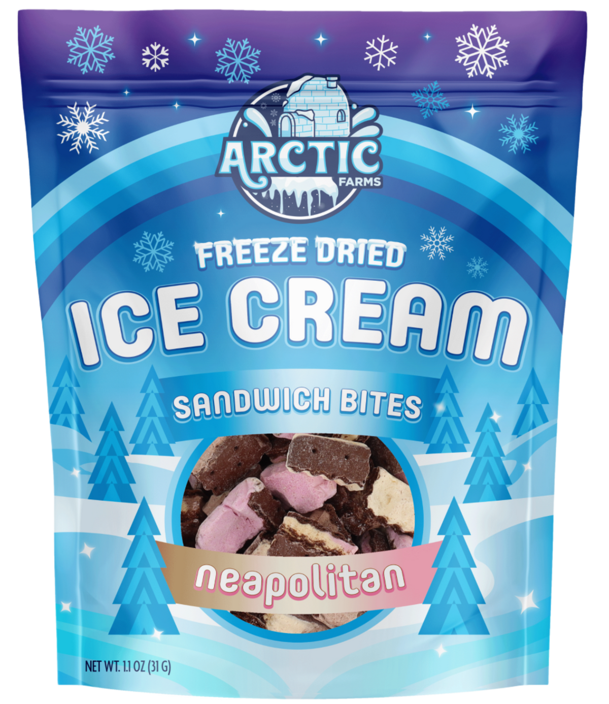 Freeze Dried Ice Cream Sandwich Bites
