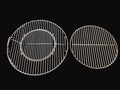 Premium stainless grate for 22 kettle package (grate with pop out center and stainless charcoal grate)