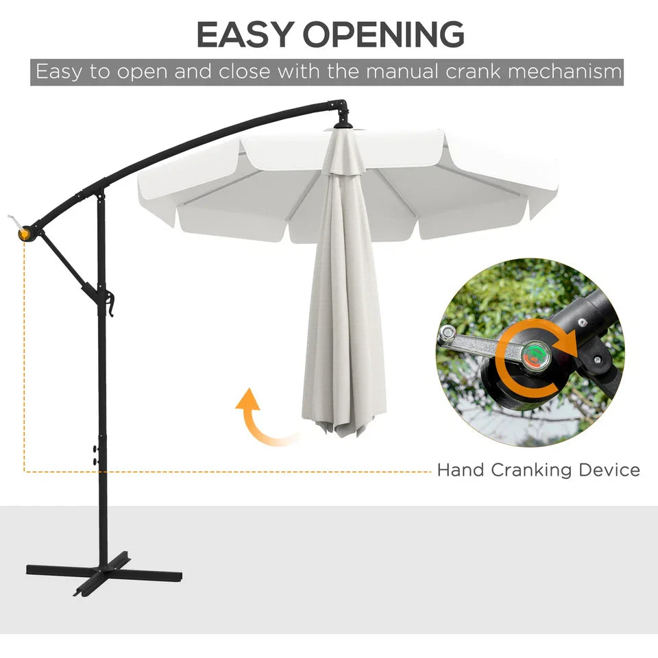 11' Outdoor Large Patio Cantilever Umbrella
