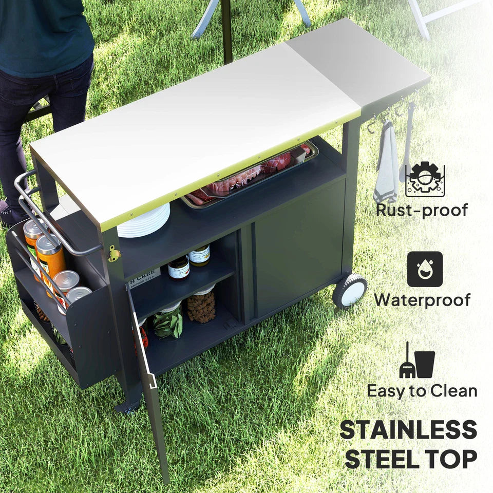 Berg Outdoor Bar Cart