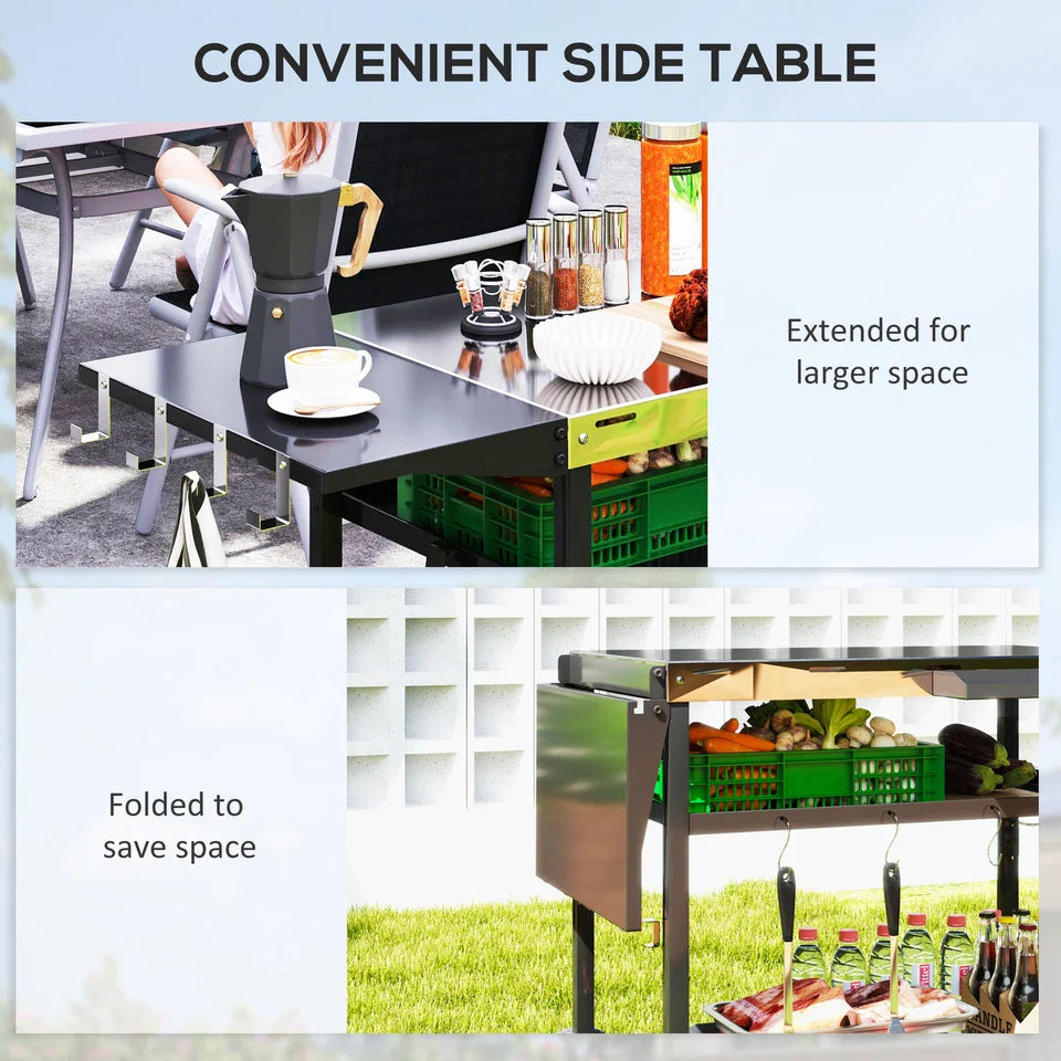 Henri Outdoor Bar Cart