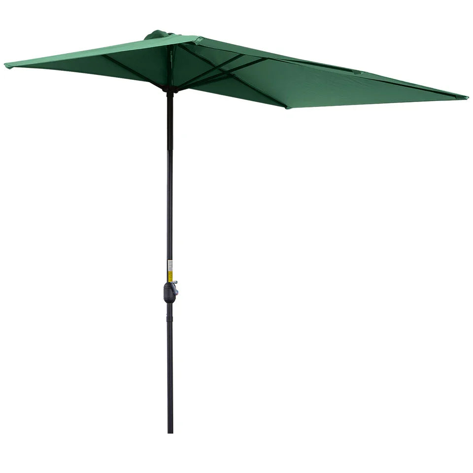 8' Half Outdoor Large Patio Umbrella