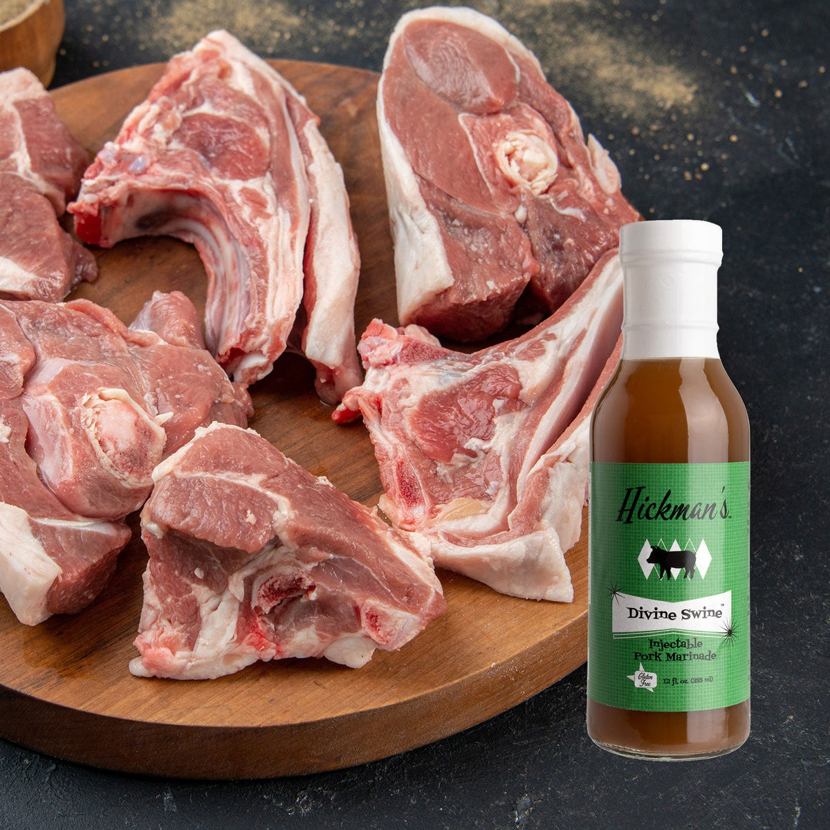 Hickman’s Divine Swine Pork Injectable Marinade - Pack of 2