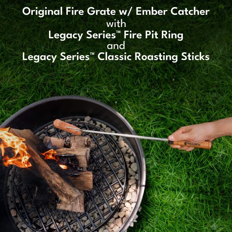 Walden Original Fire Pit Grate in use