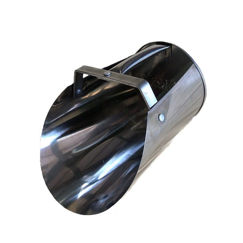 Walden Stainless Steel Ash Scoop in use